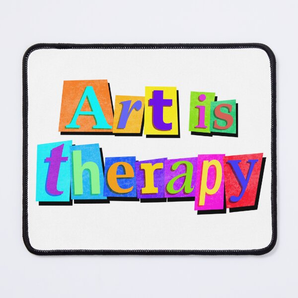 Item preview, Art Is Therapy Sticker designed and sold by tviyluv.