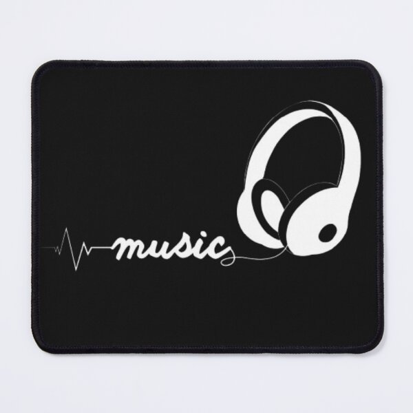 Item preview, Music Lover Headphones Typography Design designed and sold by aritu.