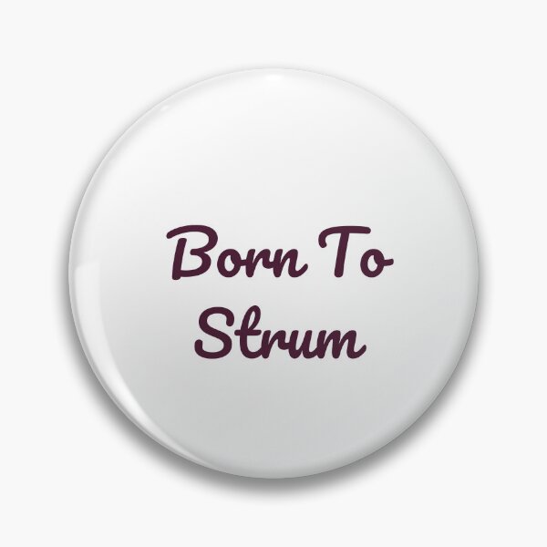 Item preview, Born To Strum - Guitar Sticker designed and sold by QuirkThreadsCo.