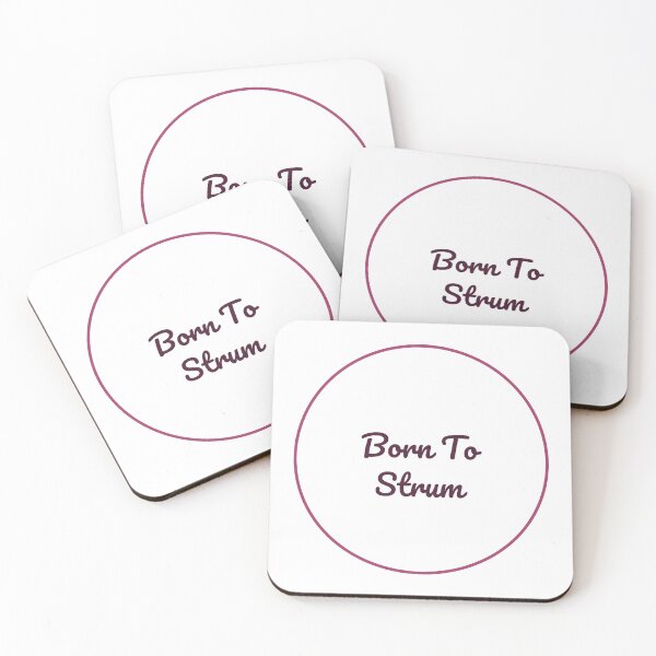 Item preview, Born To Strum - Guitar Sticker designed and sold by QuirkThreadsCo.