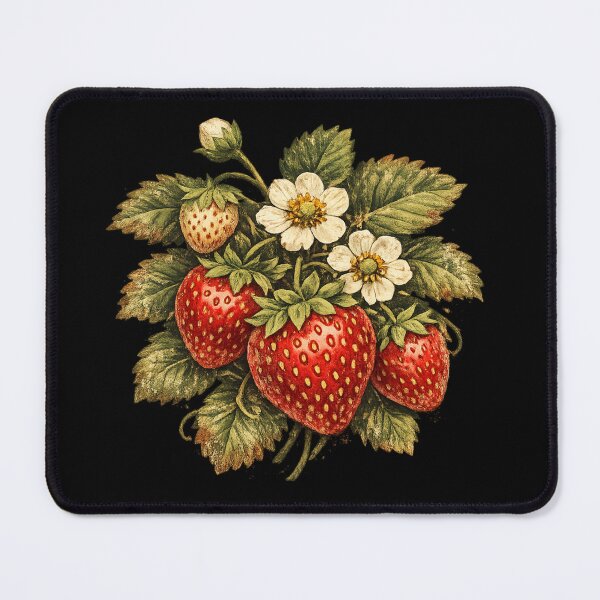 Item preview, Vintage Botanical Strawberry Plant Illustration – Victorian Natural History Art | Strawberry Art Print Gift designed and sold by irfanshikh.