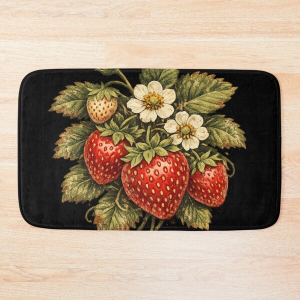 Item preview, Vintage Botanical Strawberry Plant Illustration – Victorian Natural History Art | Strawberry Art Print Gift designed and sold by irfanshikh.