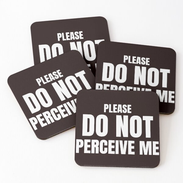 Item preview, Please Do Not Perceive Me – Funny Introvert Quote designed and sold by ArtPer-design.