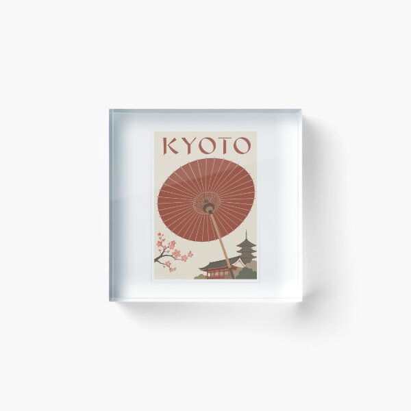 Item preview, Kyoto Red Wagasa Travel Poster designed and sold by Beyond Destinations.