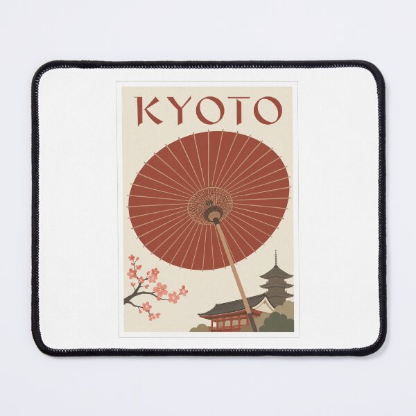 Item preview, Kyoto Red Wagasa Travel Poster designed and sold by Beyond Destinations.
