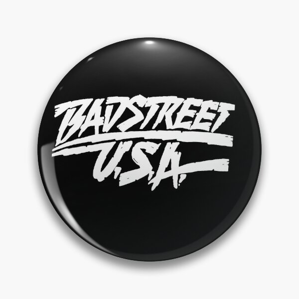Item preview, Badstreet USA Vintage Wrestling Inspired Retro Brush Script Logo T-Shirt designed and sold by The Irish Whip.