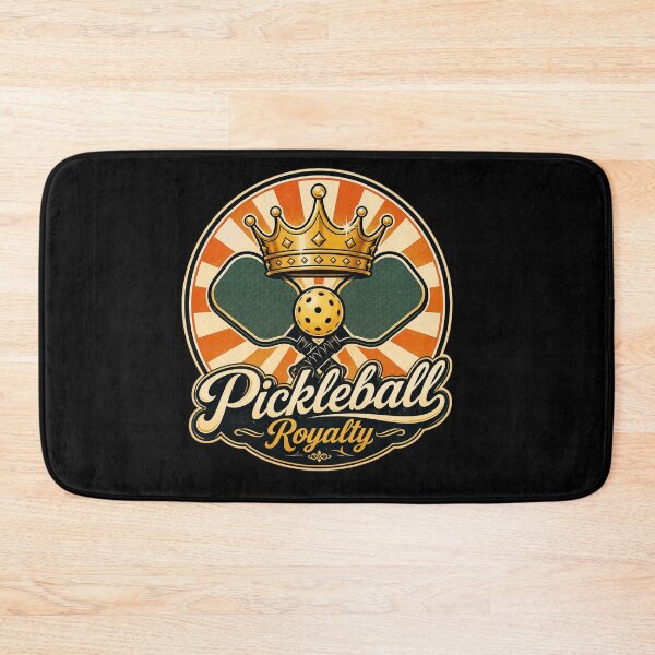 Item preview, Pickleball Royalty | Vintage Crown & Paddle Retro Design designed and sold by Timeless Junction.