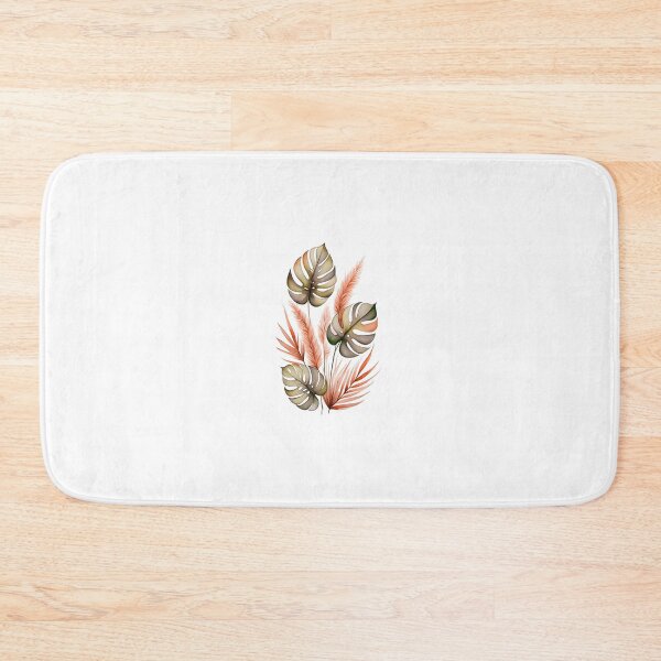 Item preview, Boho Tropical Leaves Watercolor Illustration designed and sold by Khatumeye.