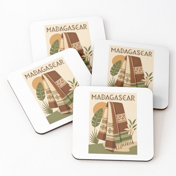 Item preview, Madagascar Lamba Textile Travel Poster designed and sold by Beyond Destinations.