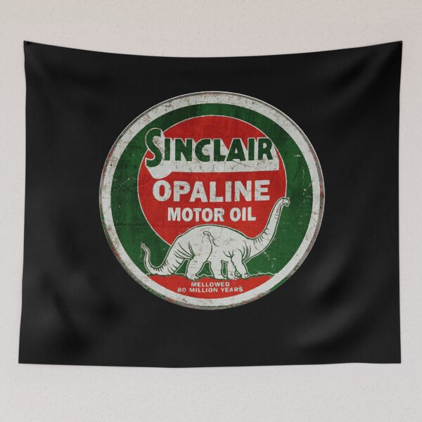 Item preview, Sinclair Opaline Motor Oil Vintage Distressed designed and sold by ThaisMeloArt.
