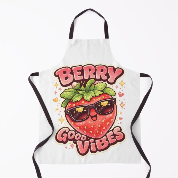 Item preview, Berry Good Vibes Cool Strawberry Sunglasses – Funny Cute Fruit Humor Art | Strawberry Lover Gift designed and sold by irfanshikh.