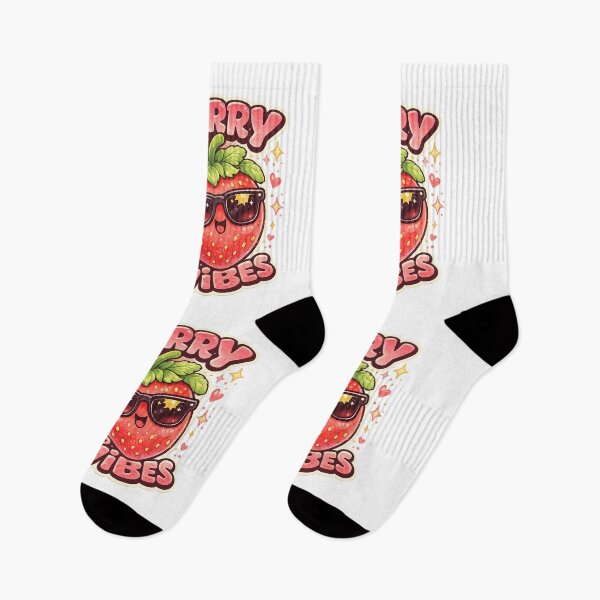 Item preview, Berry Good Vibes Cool Strawberry Sunglasses – Funny Cute Fruit Humor Art | Strawberry Lover Gift designed and sold by irfanshikh.