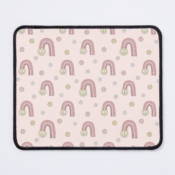 Item preview, Retro Floral Hippie Rainbow designed and sold by Julza Art.