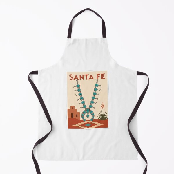 Item preview, Santa Fe Turquoise Necklace Poster designed and sold by Beyond Destinations.