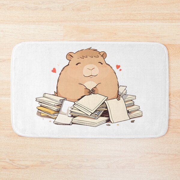Item preview, Future Me Problem Capybara — Funny Kawaii Meme Sticker designed and sold by tommysworks.