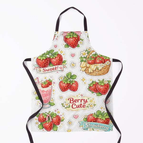 Item preview, Strawberry Sticker Sheet Collection Berry Cute Sweet – Cute Cottagecore Fruit Art | Strawberry Gift Set designed and sold by irfanshikh.