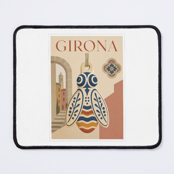 Item preview, Girona Saint Narcissus Fly Poster designed and sold by Beyond Destinations.