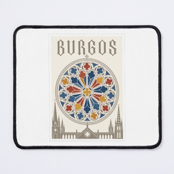 Item preview, Burgos Cathedral Rose Window Poster designed and sold by Beyond Destinations.