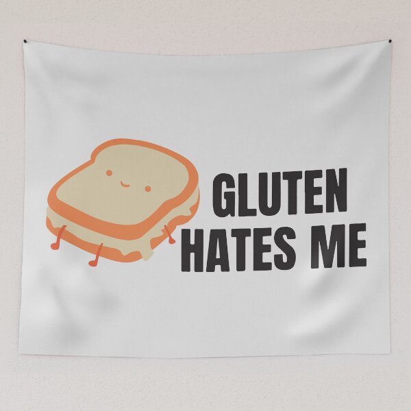 Item preview, Gluten Hates Me Cute Grilled Cheese Sandwich designed and sold by BrownHorse90s.