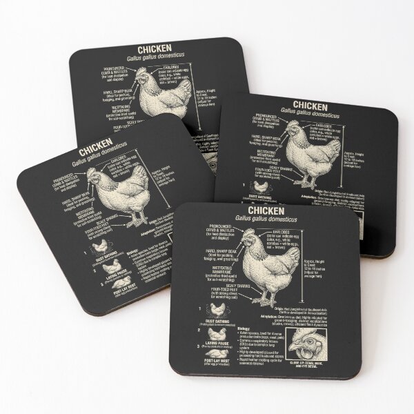 Item preview, Chicken Scientific Anatomy Biology Animal Lover designed and sold by Kimberley King Art  King Art.