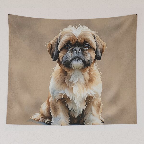 Item preview, Shih Tzu Watercolor Dog Art designed and sold by MaverlyShop.