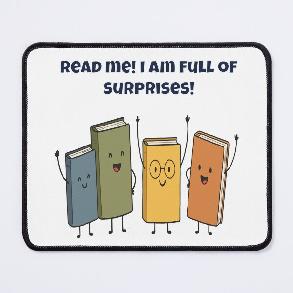 Item preview, Read Me! I Am Full Of Surprises! Fun Cartoon Book Characters designed and sold by Latitude 1°N.