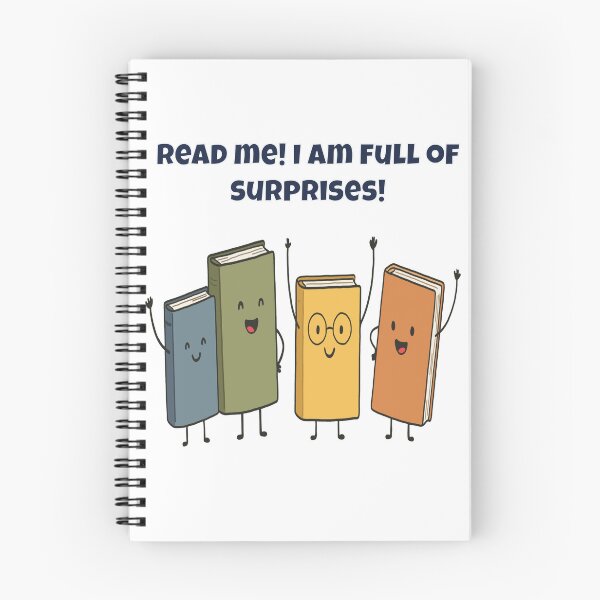 Item preview, Read Me! I Am Full Of Surprises! Fun Cartoon Book Characters designed and sold by Latitude 1°N.