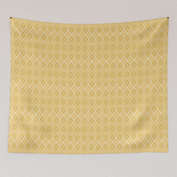 Item preview, Mustard Argyle Dot Pattern designed and sold by Little Wimbly.
