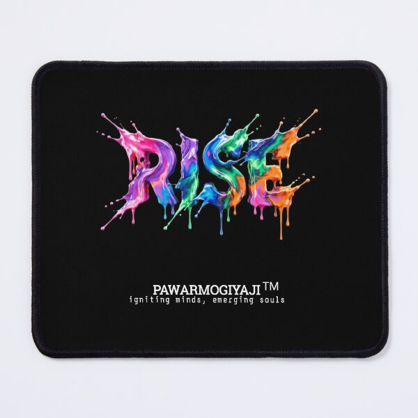 Item preview, Rise Motivational Abstract Liquid Typography Streetwear Art designed and sold by Pawar1999.