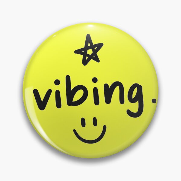 Item preview, Vibing Smiley Face – Black and White Grunge Y2K Aesthetic Typography Design designed and sold by NBT-NOVA.