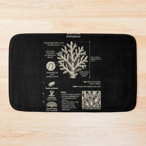 Item preview, Coral Scientific Anatomy Biology Animal Lover designed and sold by Kimberley King Art  King Art.