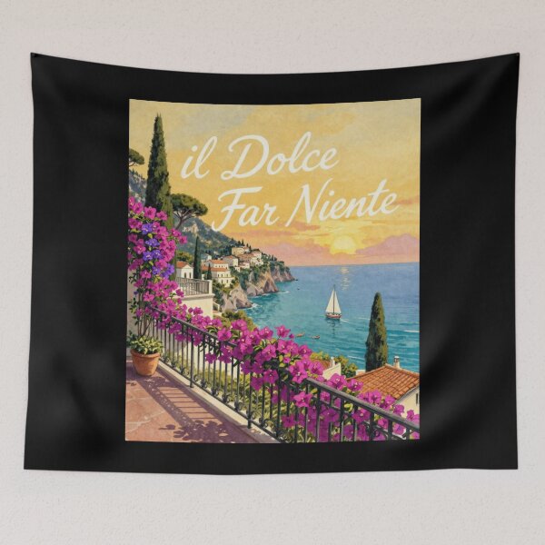 Item preview, il Dolce far niente designed and sold by LaughandLaugh.