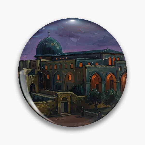Item preview, ​Al-Aqsa Mosque Canvas Art  designed and sold by hakikatm.