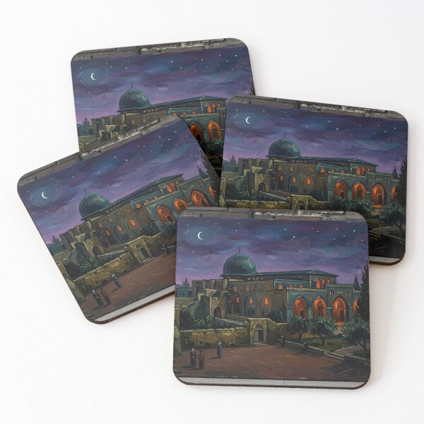 Item preview, ​Al-Aqsa Mosque Canvas Art  designed and sold by hakikatm.
