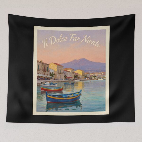 Item preview, il Dolce far niente designed and sold by LaughandLaugh.