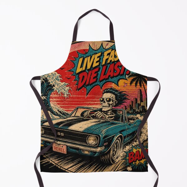 Item preview, Skeleton Driving Vintage Muscle Car designed and sold by Gdesigns2026.