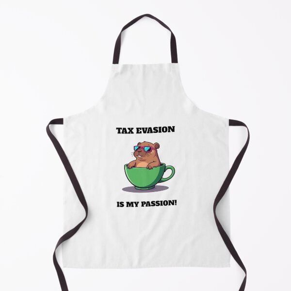 Item preview, Tax Evasion Is My Passion Funny Capybara Sunglasses Matcha Teacup Meme designed and sold by RareVisuals.