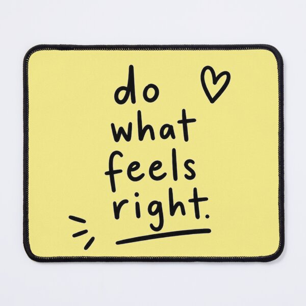 Item preview, Do What Feels Right Typography Sticker | Minimalist Motivational Quote Aesthetic designed and sold by NBT-NOVA.