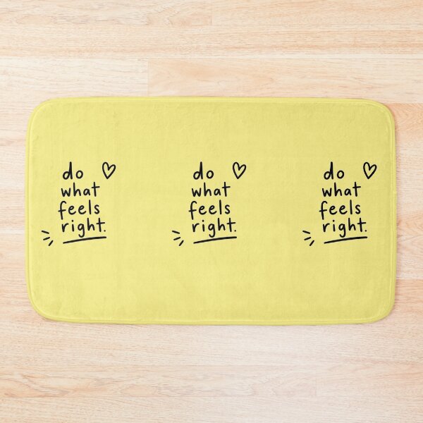 Item preview, Do What Feels Right Typography Sticker | Minimalist Motivational Quote Aesthetic designed and sold by NBT-NOVA.
