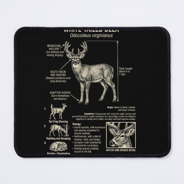 Item preview, Deer Scientific Anatomy Biology Animal Lover designed and sold by Kimberley King Art  King Art.
