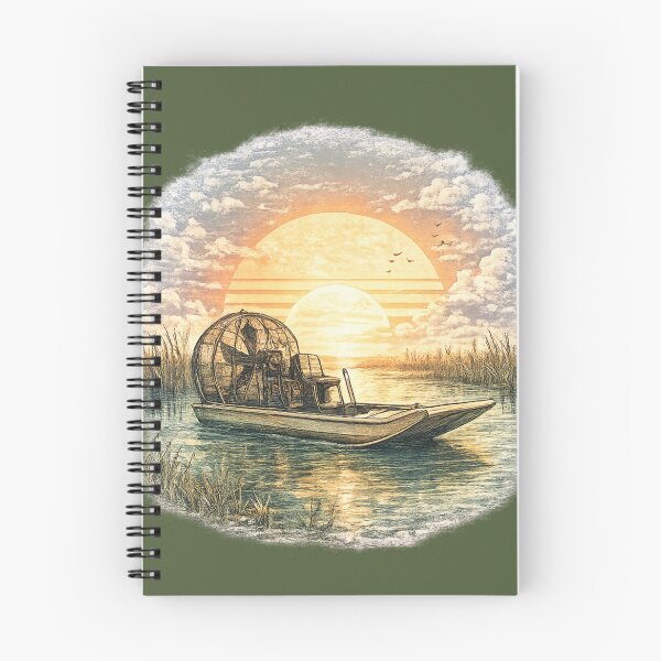 Item preview, Florida Everglades Airboat Sunset designed and sold by piketo.
