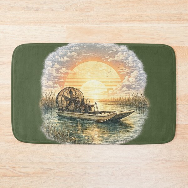 Item preview, Florida Everglades Airboat Sunset designed and sold by piketo.