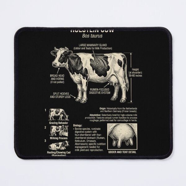 Item preview, Cow Scientific Anatomy Biology Animal Lover designed and sold by Kimberley King Art  King Art.