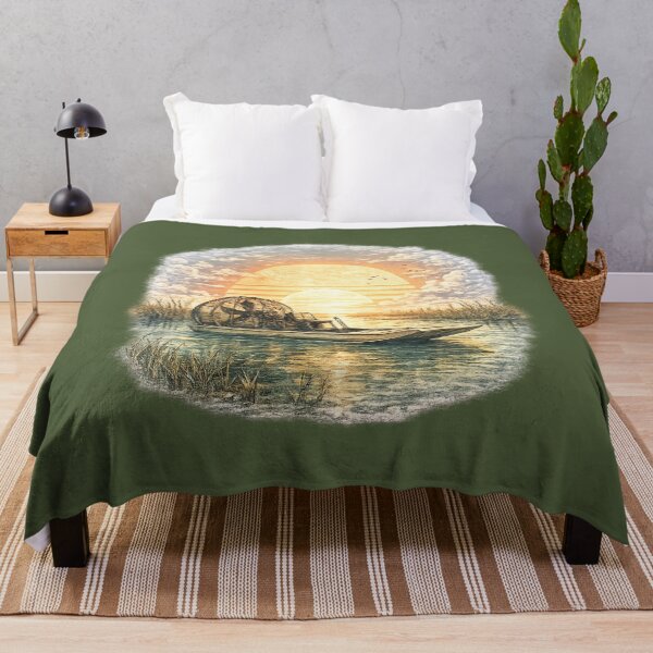 Item preview, Florida Everglades Airboat Sunset designed and sold by piketo.