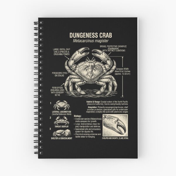 Item preview, Crab Scientific Anatomy Biology Animal Lover designed and sold by Kimberley King Art  King Art.