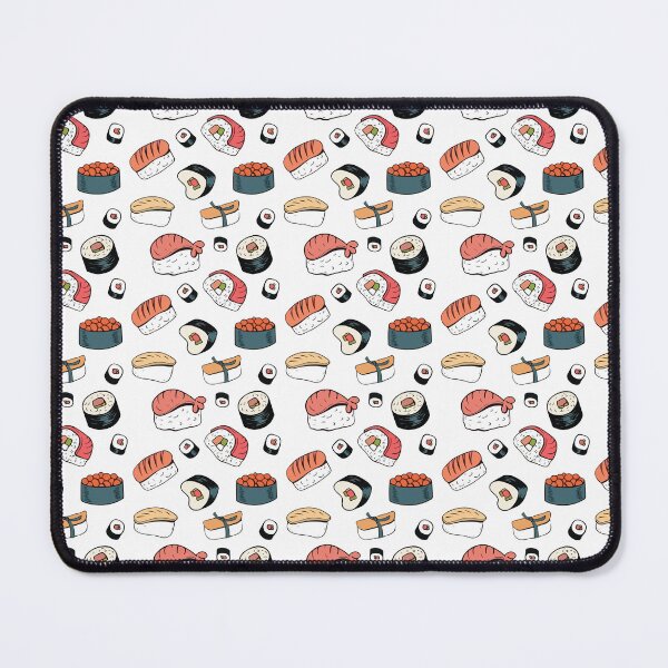 Item preview, Classic Sushi Selection Seamless Pattern designed and sold by BrownHorse90s.