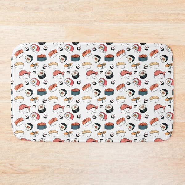 Item preview, Classic Sushi Selection Seamless Pattern designed and sold by BrownHorse90s.