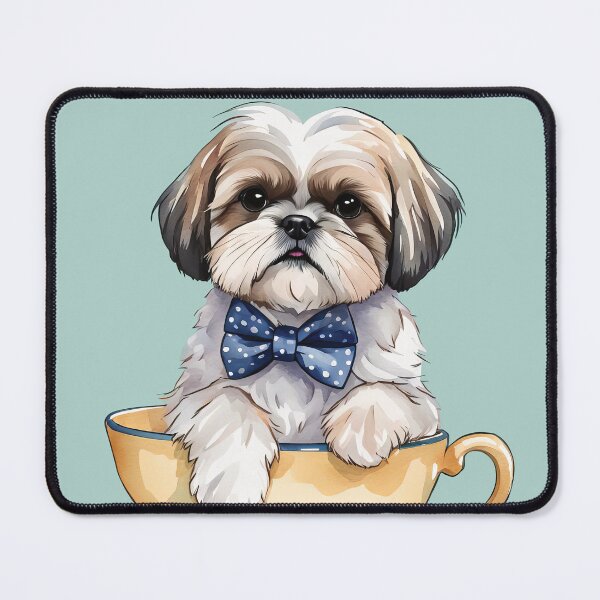 Item preview, Shih Tzu Watercolor Dog Art designed and sold by MaverlyShop.