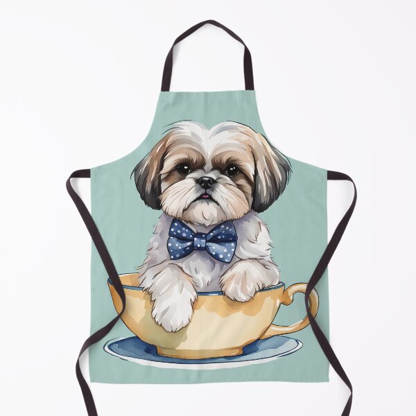 Item preview, Shih Tzu Watercolor Dog Art designed and sold by MaverlyShop.