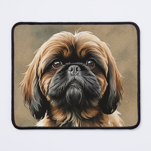 Item preview, Shih Tzu Watercolor Portrait Dog Art designed and sold by MaverlyShop.